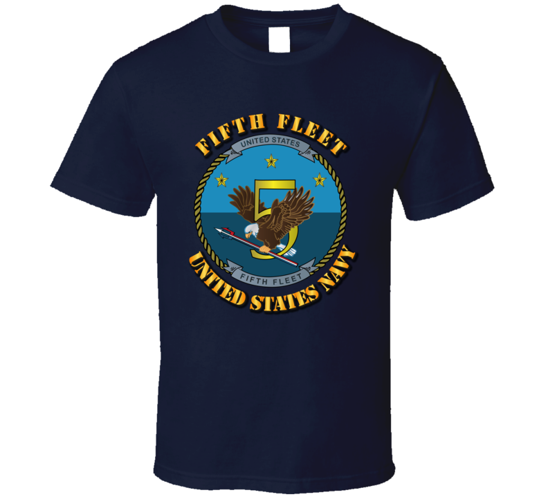 Navy - Fifth Fleet T Shirt