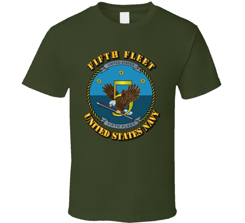 Navy - Fifth Fleet T Shirt