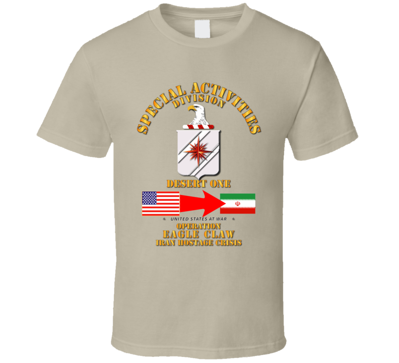 Sof - Operation Eagle Claw - Iran - Cia - Sad - T-shirt