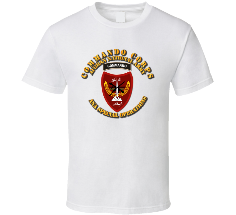 Sof - Afghan National Army Commando Corps T Shirt