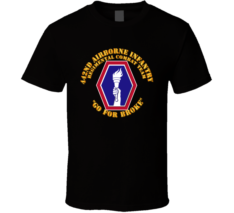 Army - 442nd Airborne Infantry Regimental Combat Team T Shirt