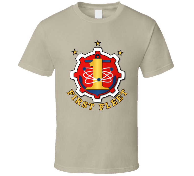 Navy - First Fleet Wo Txt Wo Backgrnd - T-shirt