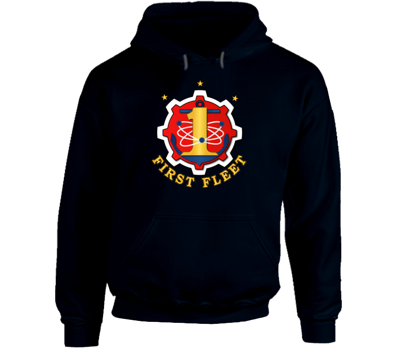 Navy - First Fleet Wo Txt Wo Backgrnd - Hoodie
