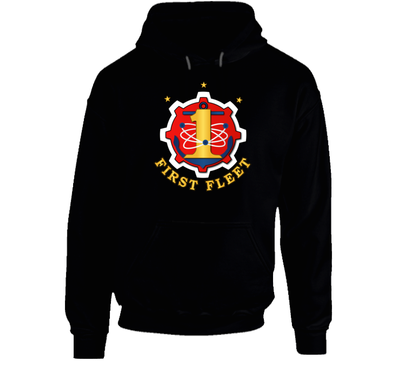 Navy - First Fleet Wo Txt Wo Backgrnd - Hoodie
