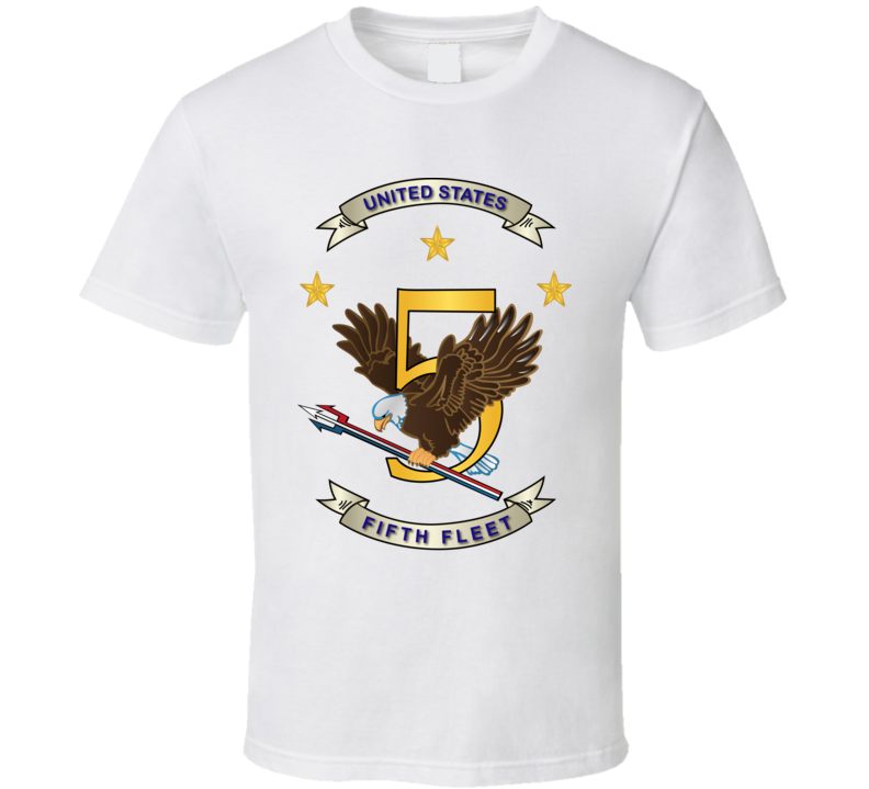 Navy - Fifth Fleet Wo Txt Wo Backgrnd T-shirt
