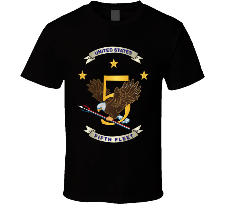 Navy - Fifth Fleet Wo Txt Wo Backgrnd T-shirt