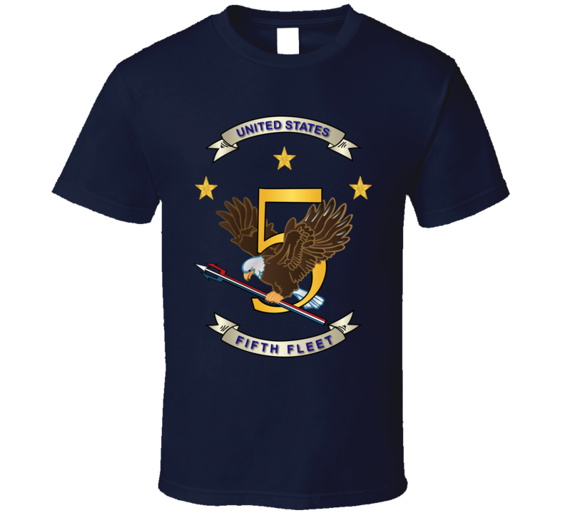 Navy - Fifth Fleet Wo Txt Wo Backgrnd T-shirt