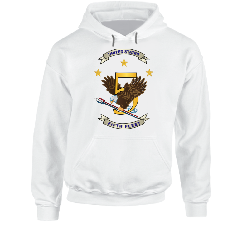 Navy - Fifth Fleet Wo Txt Wo Backgrnd Hoodie