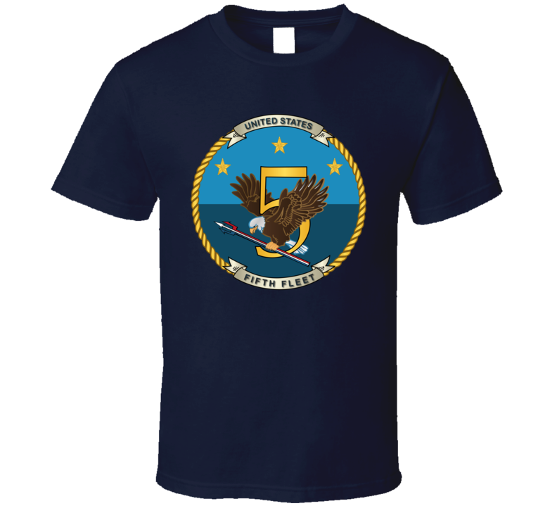 Navy - Fifth Fleet Wo Txt T-shirt Navy - Fifth Fleet Wo Txt T-shirt