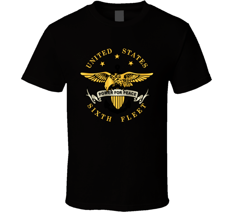 Navy - Sixth Fleet Wo Txt Wo Backgrnd T-shirt Navy - Sixth Fleet Wo Txt Wo Backgrnd T-shirt