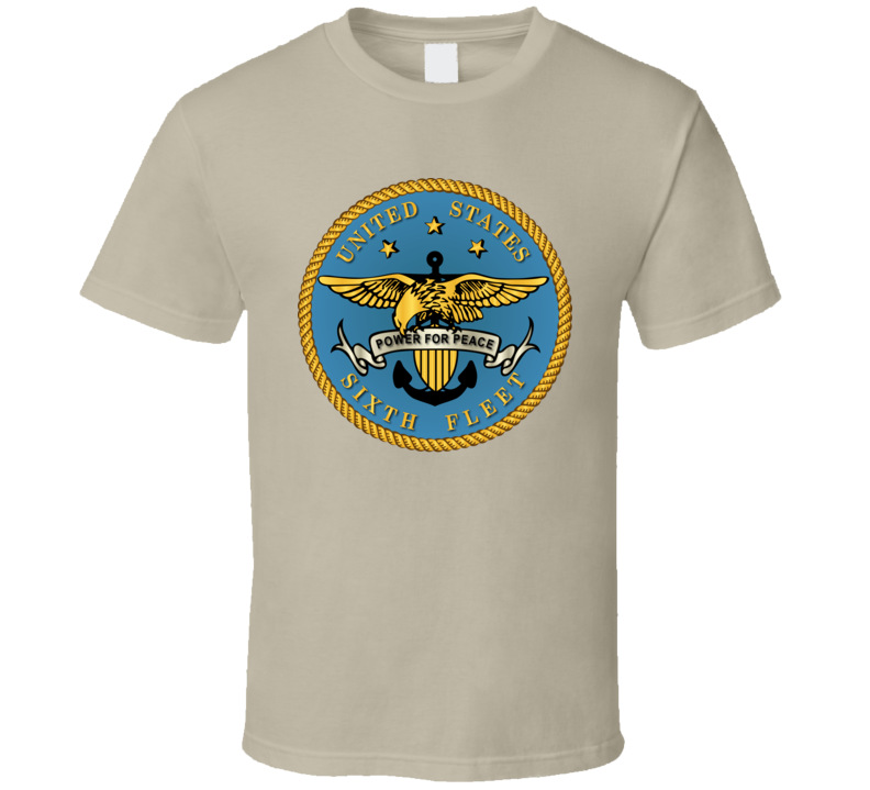 Navy - Sixth Fleet Wo Txt T-shirt Navy - Sixth Fleet Wo Txt T-shirt