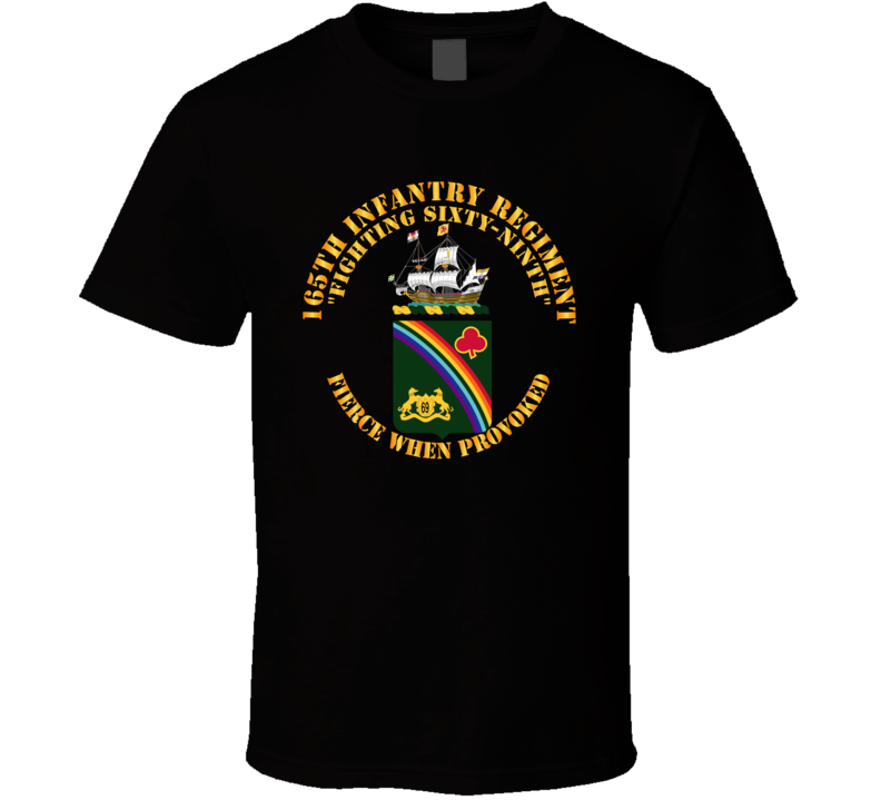 Army - COA - 165th Infantry Regiment T Shirt Army - COA - 165th Infantry Regiment T Shirt