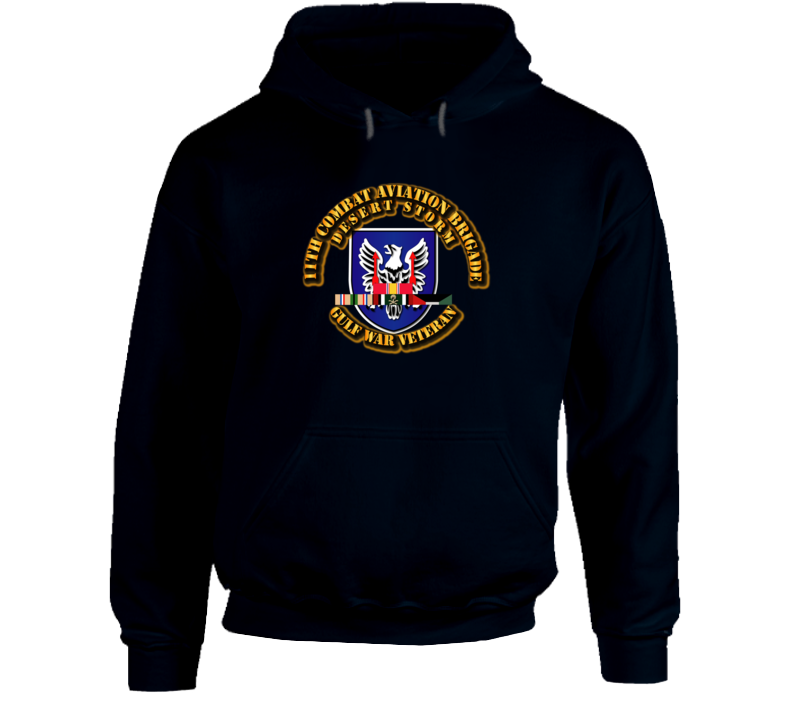 Army - 11th Combat Aviation Brigade W Ds Svc Ribbons Hoodie