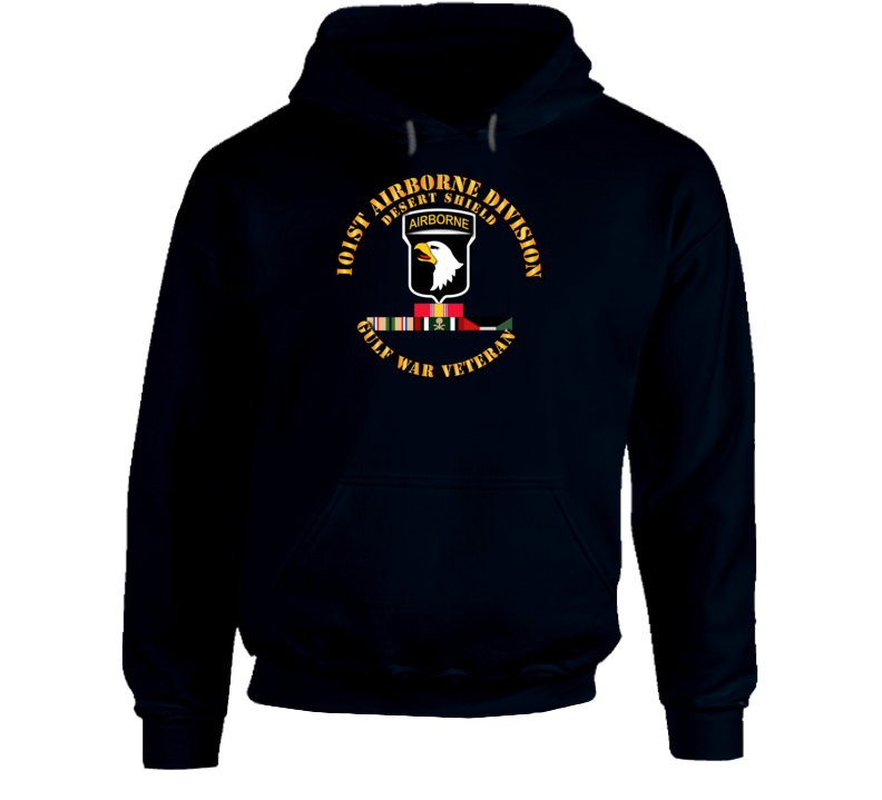 Army - 101st Airborne Division - Desert Shield W Svc Hoodie