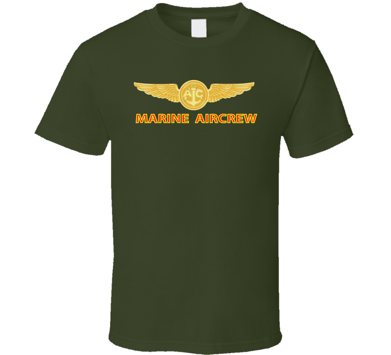 Emblem - Usmc - Marine Aircrew - V1 - T-shirt