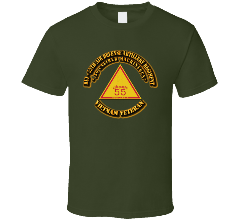 Dui - 55th Air Defense Artillery Regiment No Svc Ribbon T Shirt