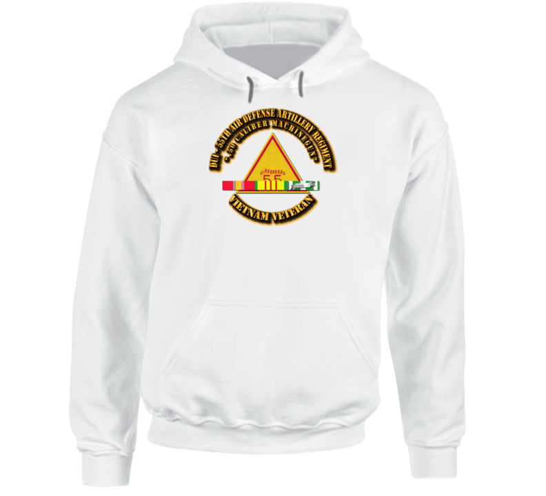 Dui - 55th Air Defense Artillery Regiment With Svc Ribbon Hoodie