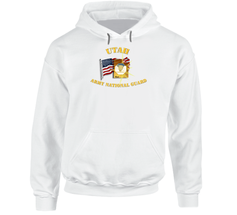 Utah - Arng W Flag - Hoodie