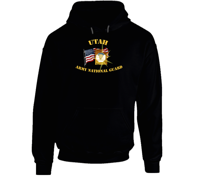 Utah - Arng W Flag - Hoodie