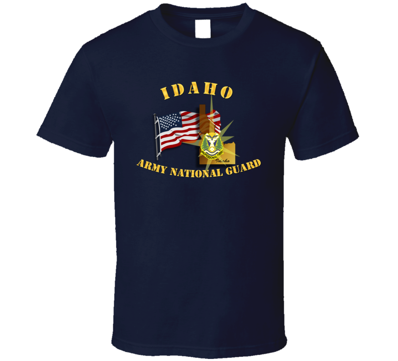 Idaho - Arng W Flag T Shirt