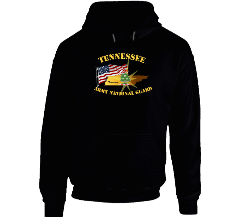 Tennessee - Arng W Flag Hoodie