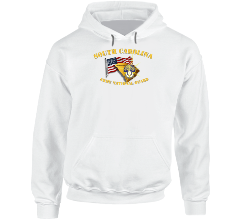 South Carolina - Arng W Flag - Hoodie