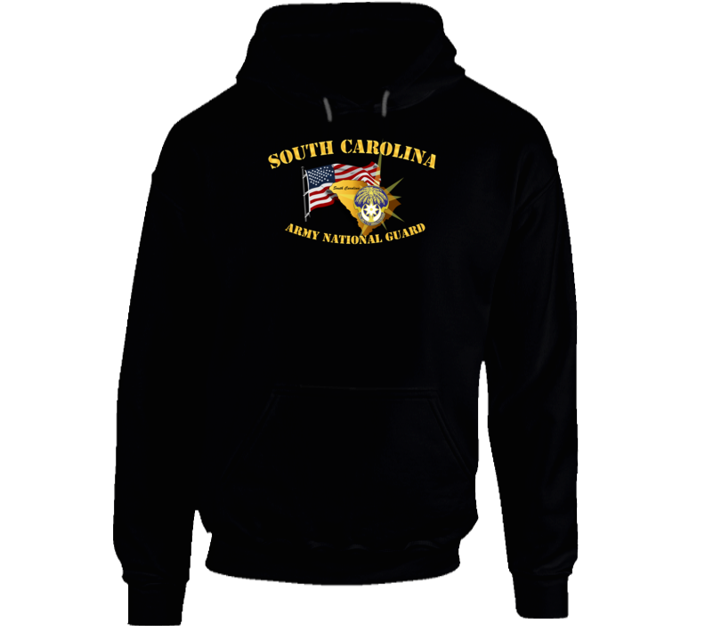 South Carolina - Arng W Flag - Hoodie