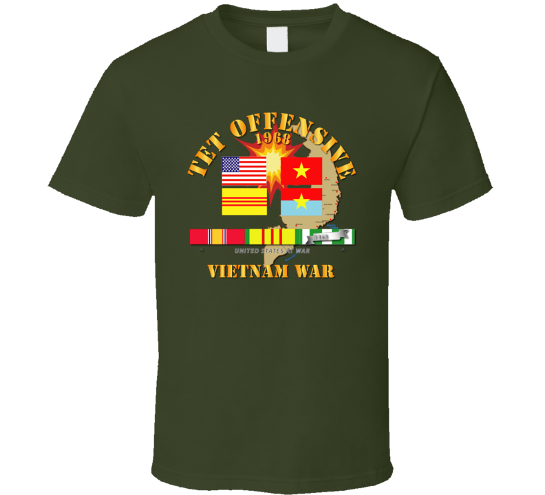 Army - 1968 Tet Offensive - T-shirt