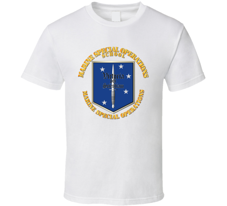 Sof - Usmc Marine Special Operations School - T-shirt