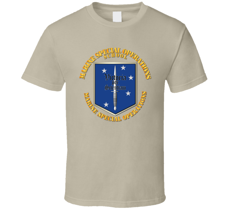 Sof - Usmc Marine Special Operations School - T-shirt