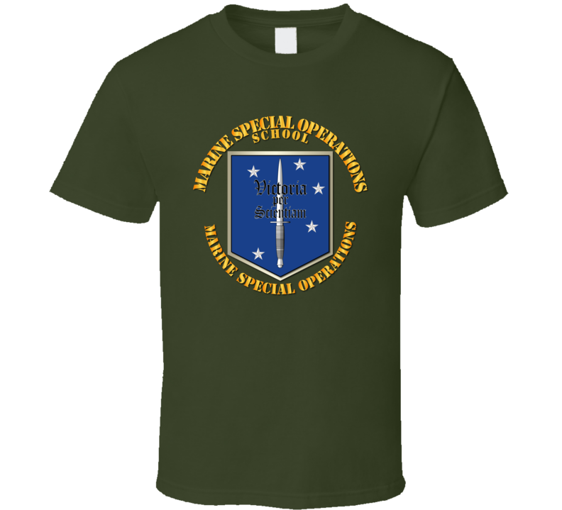 Sof - Usmc Marine Special Operations School - T-shirt
