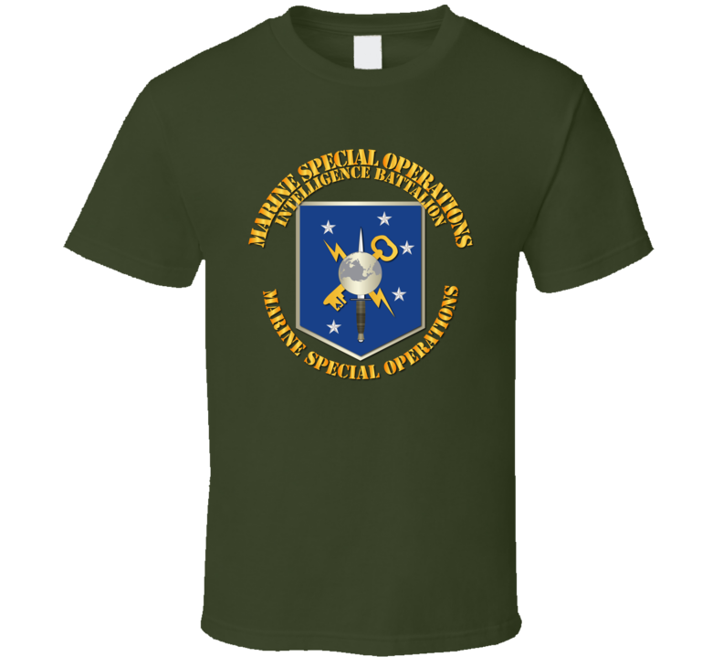 Sof - Usmc Marine Special Operations Intelligence Battalion - T-shirt