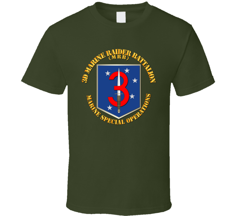 Sof - Usmc 3d Marine Raider Battalion - T-shirt