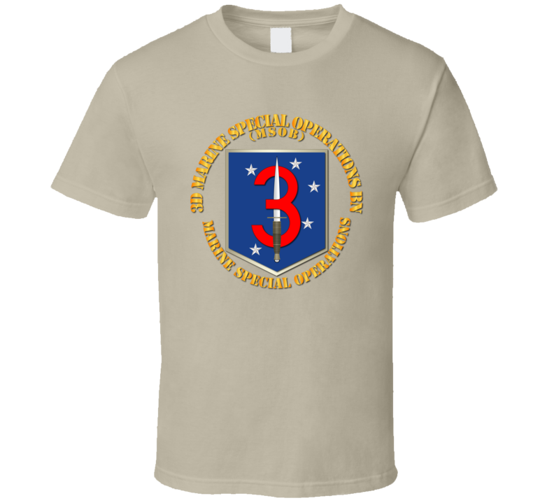 Sof - Usmc 3rd Marine Special Operations Bn - T-shirt