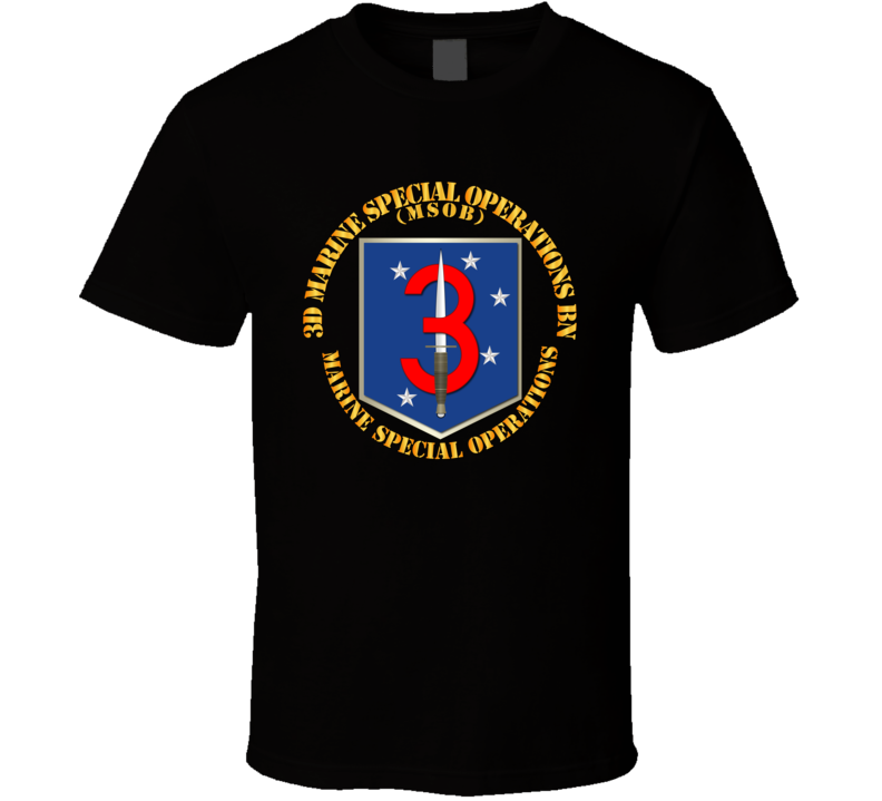 Sof - Usmc 3rd Marine Special Operations Bn - T-shirt