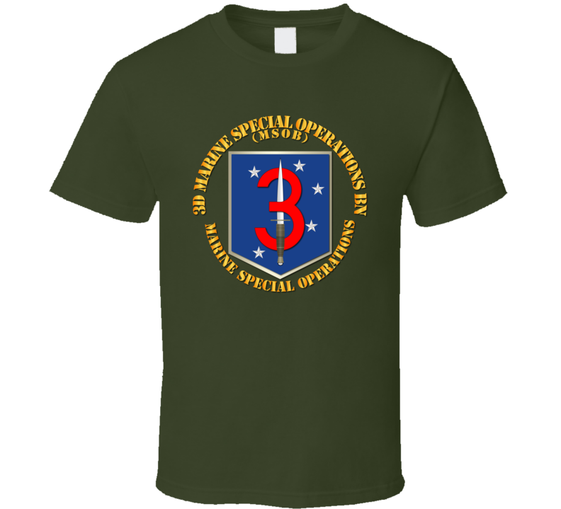 Sof - Usmc 3rd Marine Special Operations Bn - T-shirt