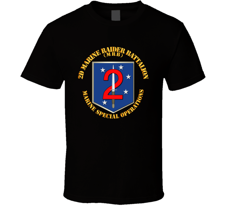 SOF - USMC 2d Marine Raider Battalion T Shirt