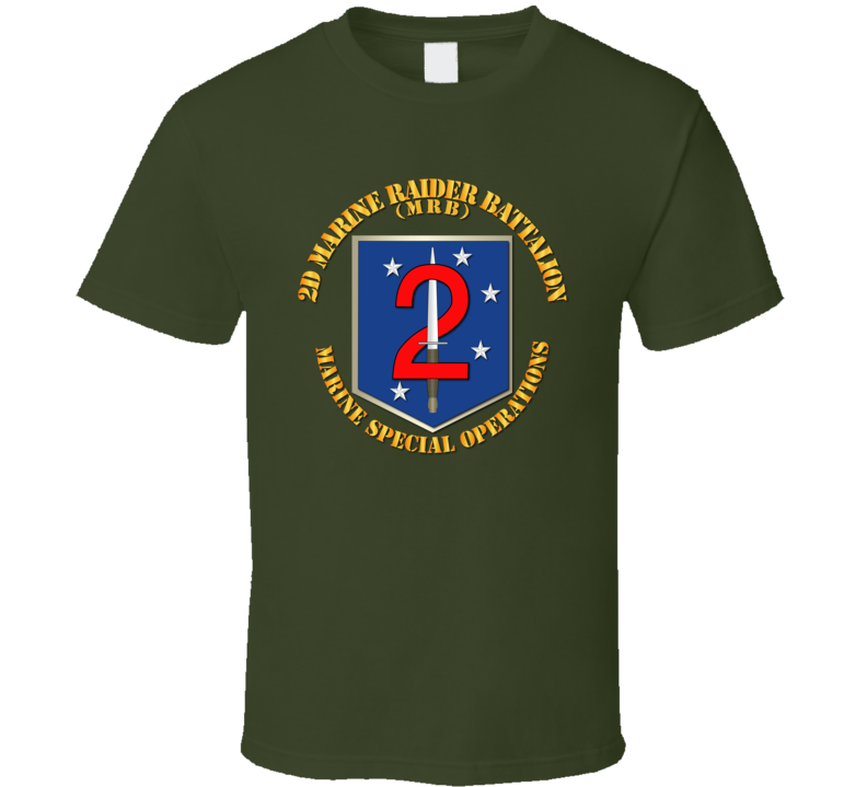 Sof - Usmc 2d Marine Raider Battalion T Shirt