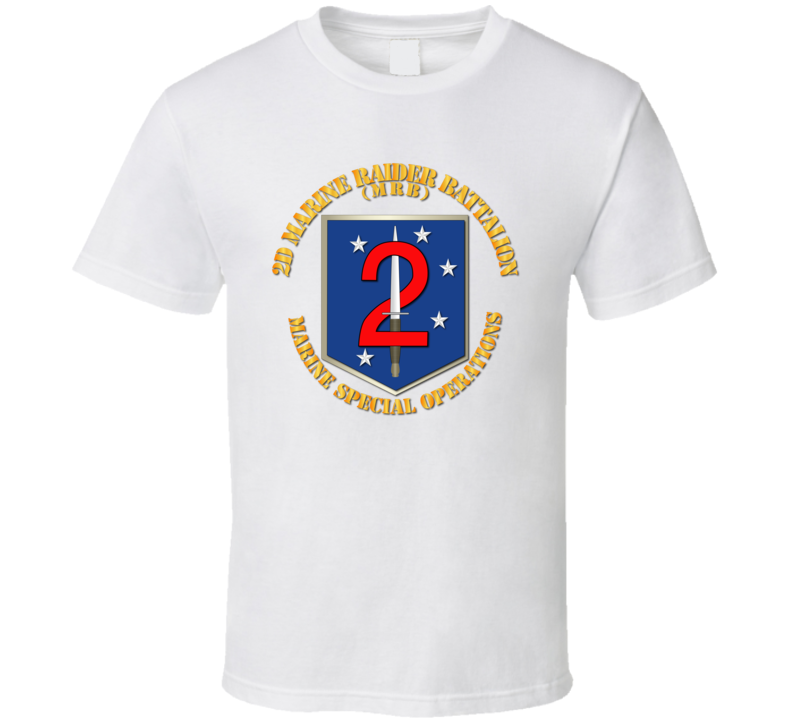 Sof - Usmc 2d Marine Raider Battalion - T-shirt