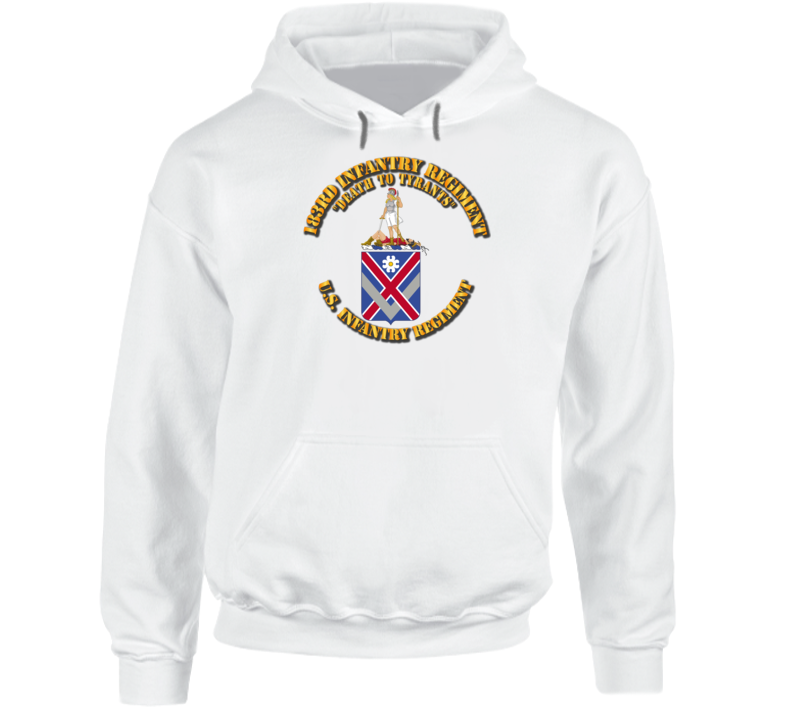 Army - 183rd Infantry Regiment  - Coa - Hoodie