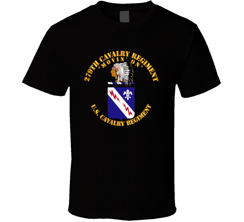 Army - 279th Cavalry Regiment - Coa - T-shirt