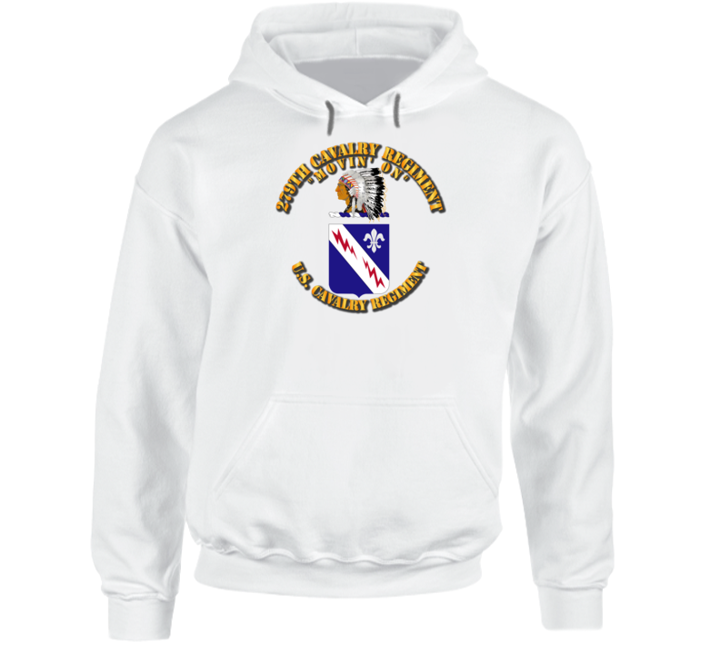 Army - 279th Cavalry Regiment - Coa - Hoodie