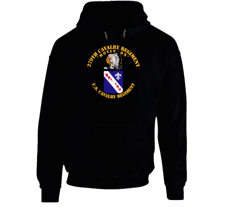 Army - 279th Cavalry Regiment - Coa - Hoodie