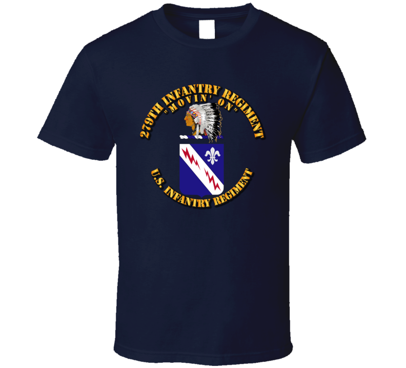 Army - 279th Infantry Regiment - Coa - T-shirt