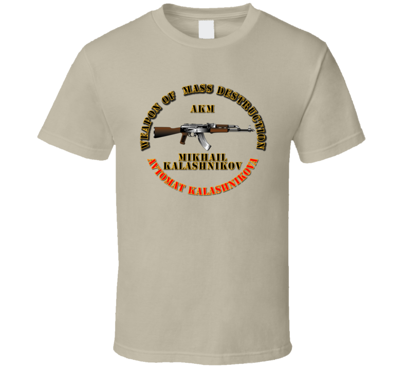 T-shirt - Emblem - Weapon Of Mass Destruction - Akm - Tshirt
