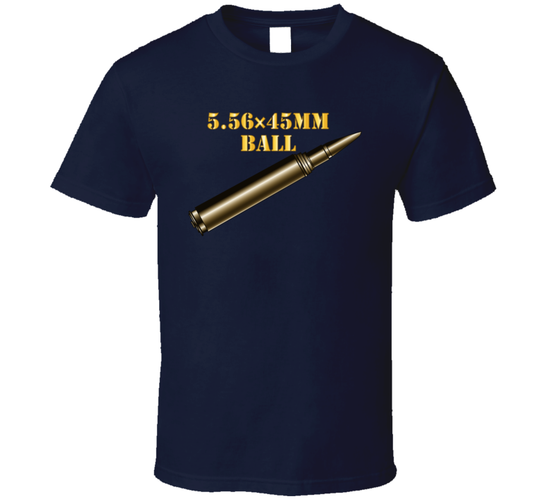 T-shirt - Weapon - Ammunition - Ball - 556 W Txt - Tshirt