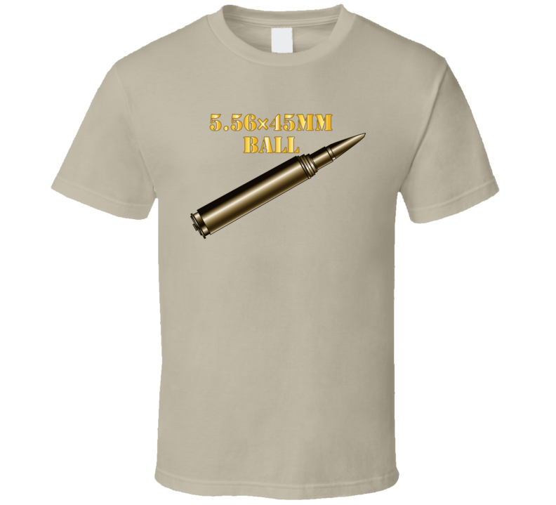 T-shirt - Weapon - Ammunition - Ball - 556 W Txt - Tshirt