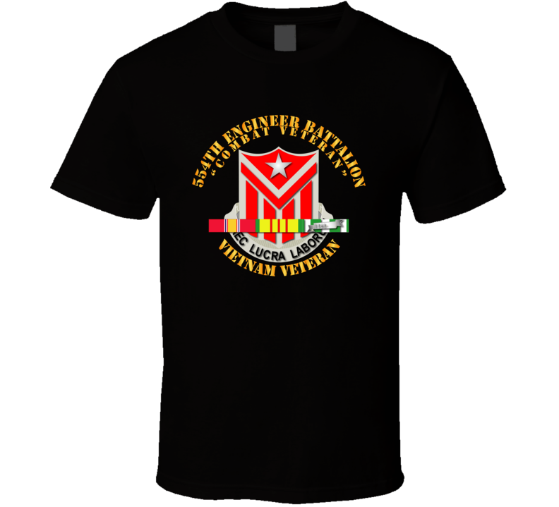 554th Engineer Battalion W Vn Svc T-shirt