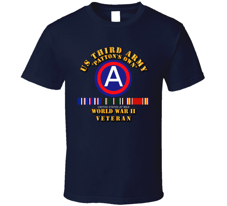Army - 3rd Us Army - Wwii W Svc  T-shirt