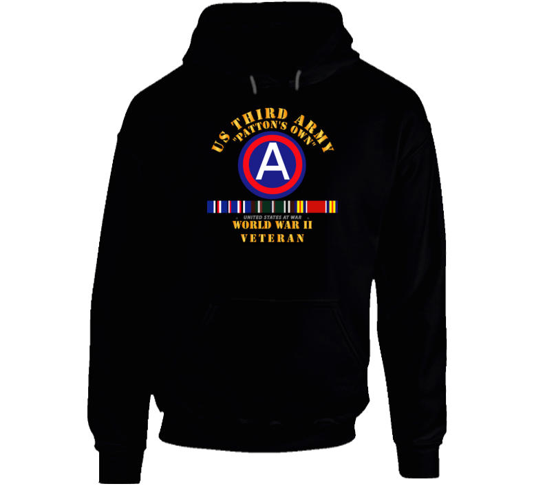 Army - 3rd Us Army - Wwii W Svc Hoodie